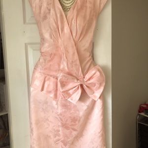 Vintage (1985) pink dress
